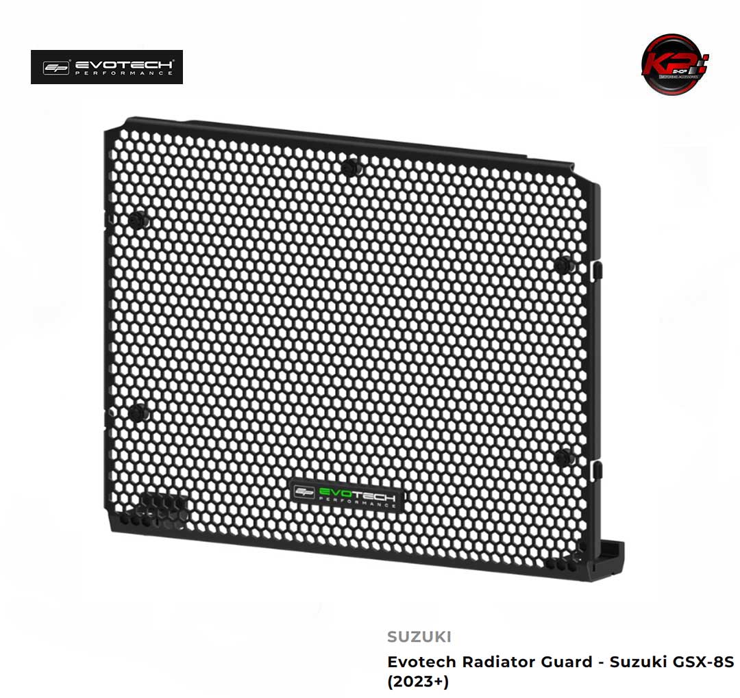 การ์ดหม้อน้ำ Evotech Radiator Guard - Suzuki GSX-8S (2023+)