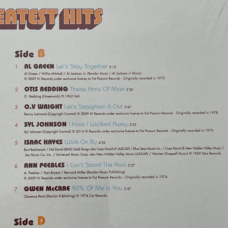 แผ่นเสียง Soul Greatest Hits 2LP 25 Tracks, 2 x Vinyl, LP, Compilation, Remastered เสียงมือหนึ่ง ซีล