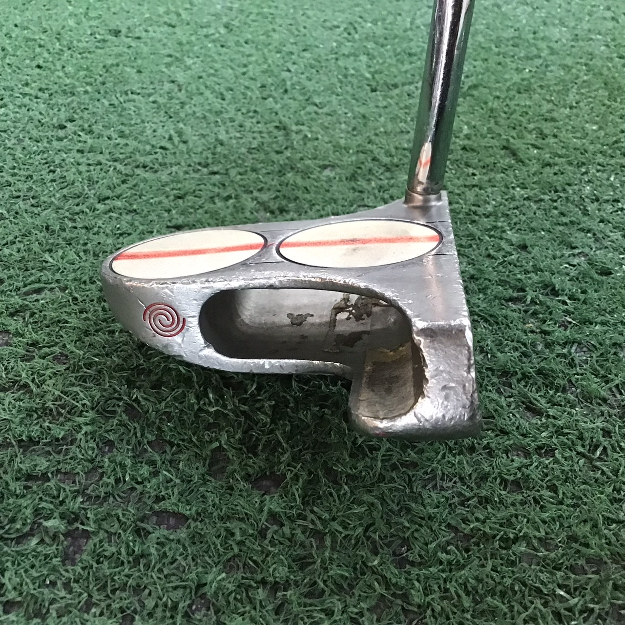 PUTTER ODYSSEY : 2-ball BLADE ก้านเหล็ก