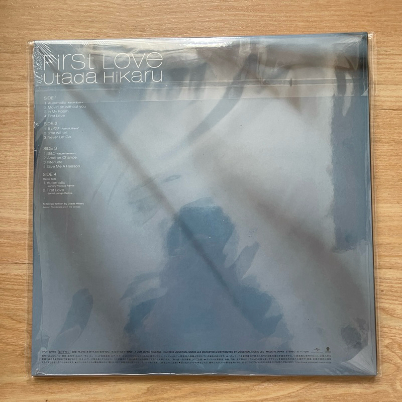 แผ่นเสีบง Utada Hikaru - First Love ,2 x Vinyl, LP, Album, Reissue, Remastered, Gatefold มือหนึ่ง ซีล