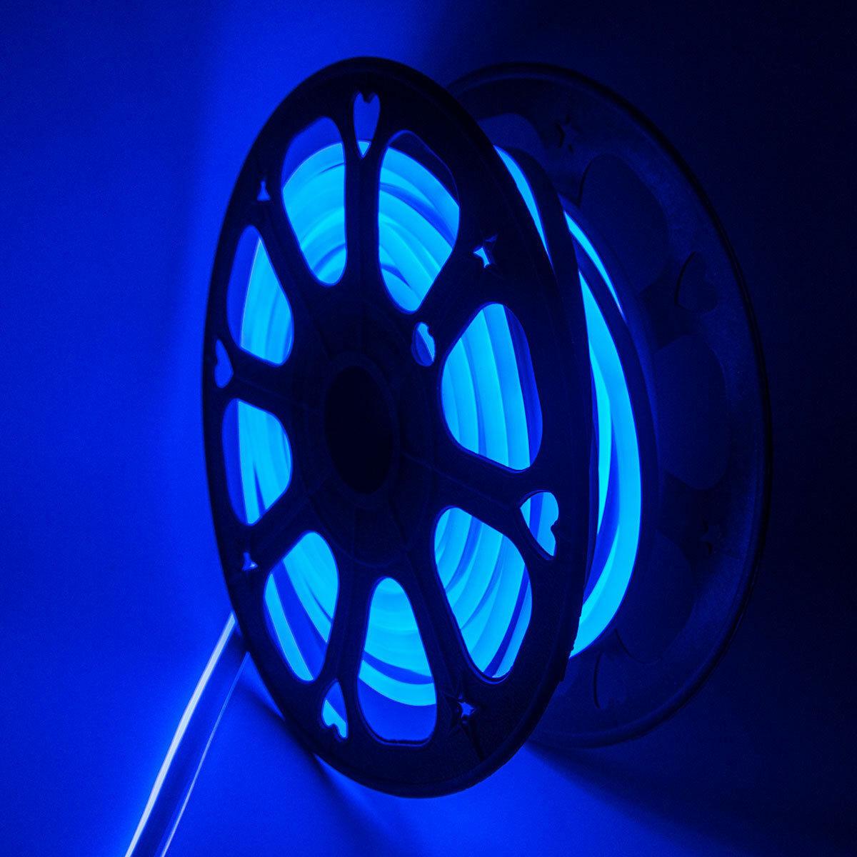 [ฟรี ! ปลั๊กหัวจ่าย ] LED Neon Flex AC220V เเบ่งขาย 5 เมตร ไฟเส้น led นีออนเฟล็กซ์ ไฟแอลอีดีนีออนดัด สามารถ ตัด ดัด โค้ง งอ ตกเเต่งายในและภายนอกสถานที่หรือการเดินไฟซ่อนฝ้า -กดเลือก แสงขาว วอร์ม เขียว เเดง น้ำเงิน ฟ้า เหลือง ความยาว 5 เมตร