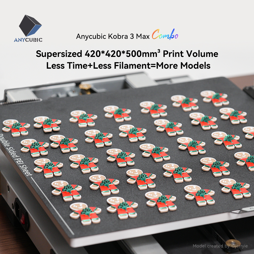 เครื่องพิมพ์ 3 มิติ , 3D Printer : Anycubic Kobra 3 Max Combo by In2Real3d