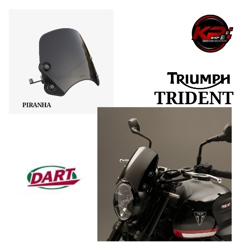 ชิวหน้า DART FLYSCREEN ทรง PIRANHA FOR TRIUMPH TRIDENT 660