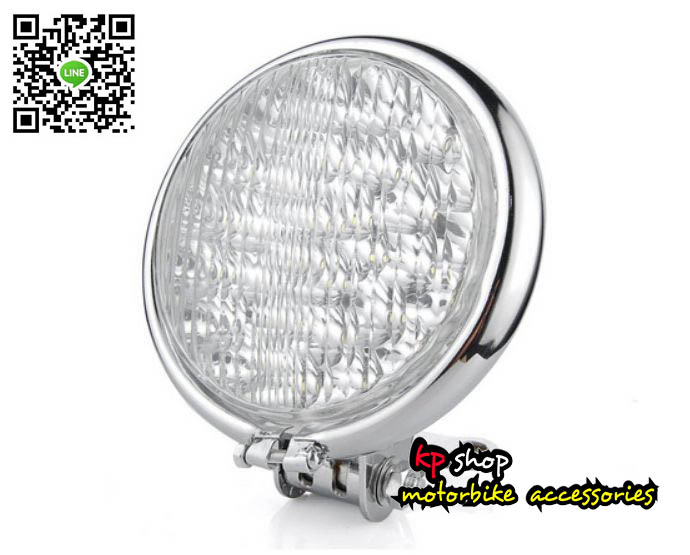 ไฟหน้า led ขนาด 5นิ้วสีโครเมี่ยม