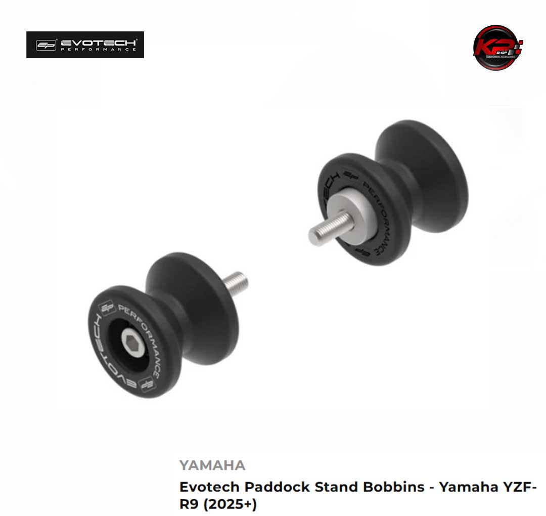 สปูนยกรถ Evotech Paddock Stand Bobbins - Yamaha YZF-R9 (2025+)