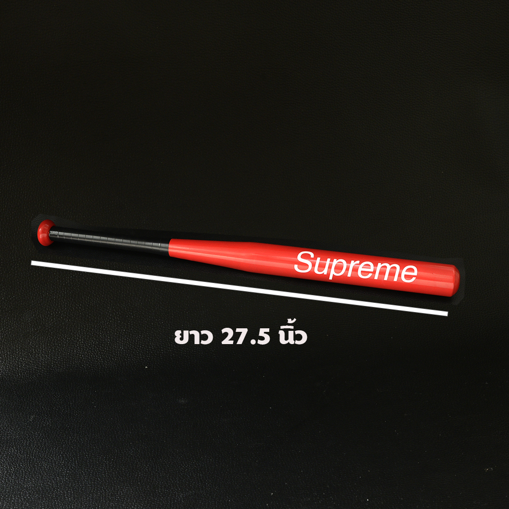 BB-03-04 ไม้เบสบอล ไม้เบสบอลอลูมิเนียมด้านในตัน น้ำหนัก 950 กรัม ขนาด 27.5 นิ้ว มี 2 สีแดง-และดำ 1 1,100 กรัม Red/Black 27.5 inch