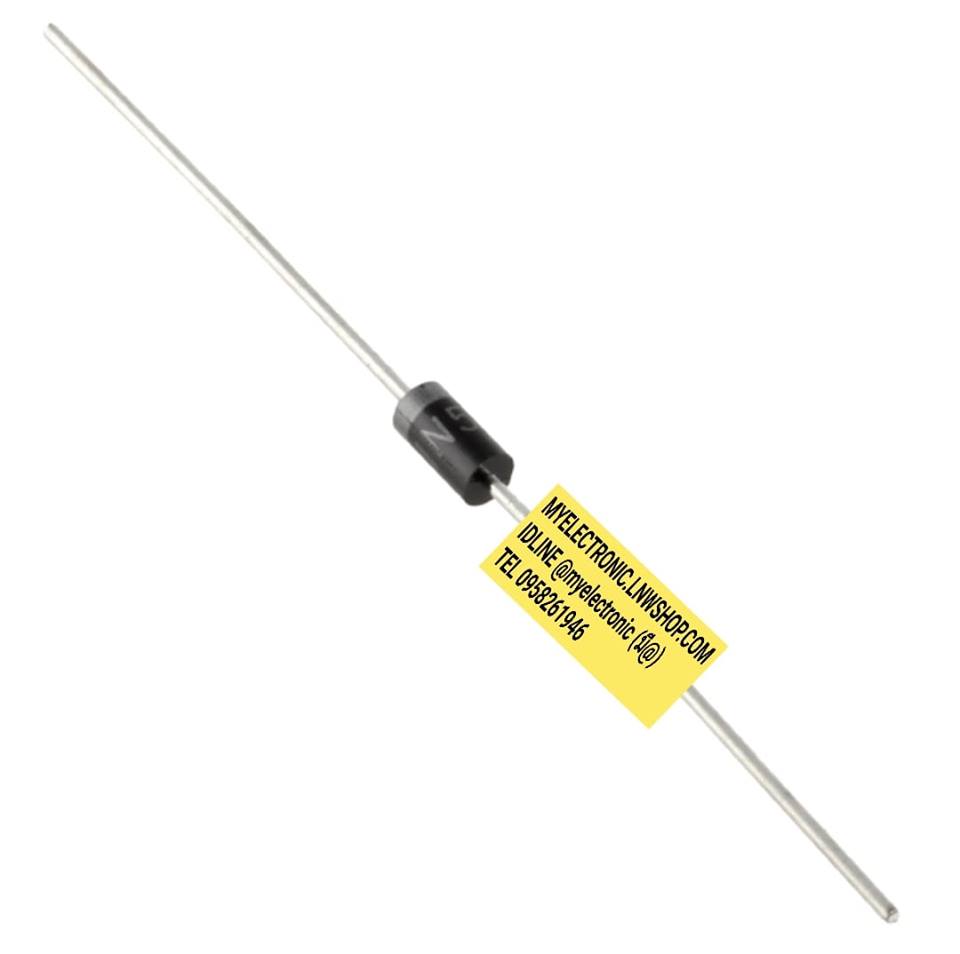 ขาย ไดโอด 1N4007 DIODE 1A1000V ยี่ห้อ มาตราฐาน ROHS ราคา ตัวละ . . บาท