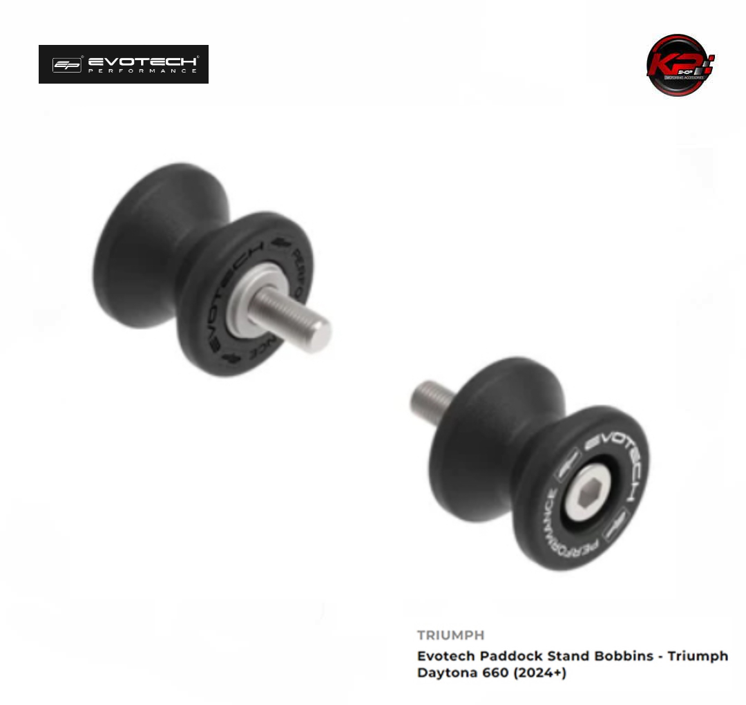 สปูน Evotech Paddock Stand Bobbins - Triumph Daytona 660 (2024+)