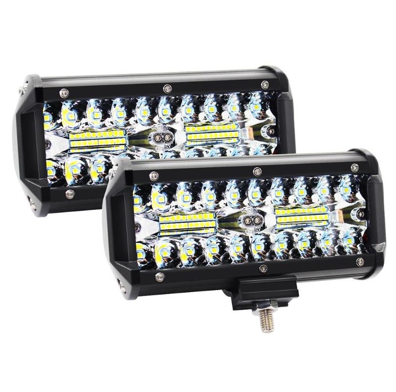 ส่งฟรี + จัดโปร X เเพ็ค 4 ชิ้น !! LED LIGHT BAR 120W สปอร์ตไลท์ไฟรถยนต์led ไฟหน้ารถ ไฟท้าย ไฟตัดหมอก รุ่น High CLASS 3 Row 12V-24V เเสงขาว งานพรีเมี่ยม จำนวน 4 ชิ้น