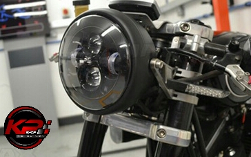 ไฟหน้ามอเตอรไซค์แนวช้อปเปอร์คาเฟ่