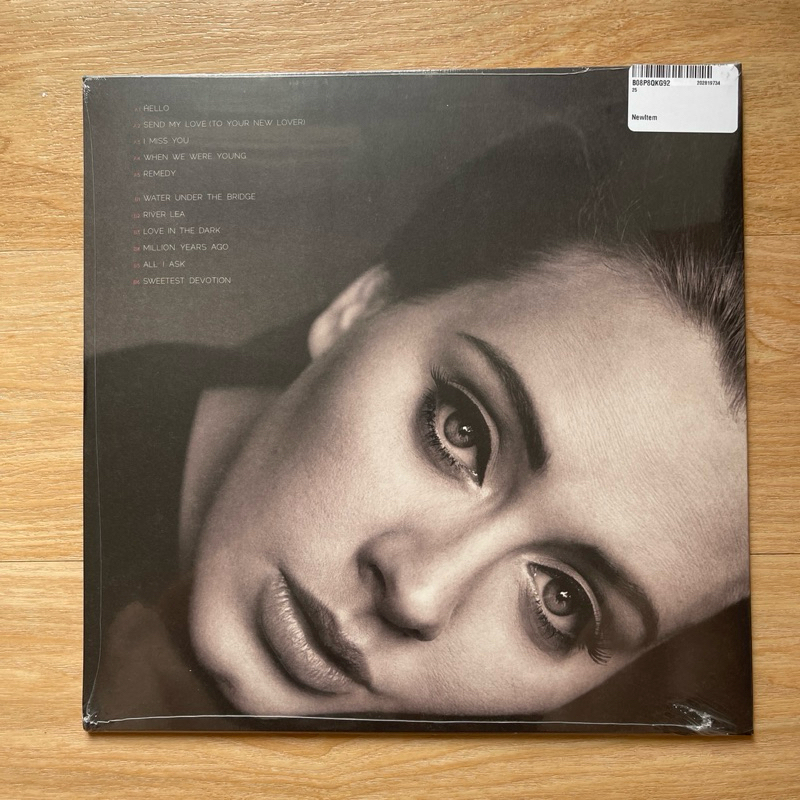 แผ่นเสียง Adele อัลบั้ม Adele 25 ,Vinyl, LP, Album,มือหนึ่ง ซีล
