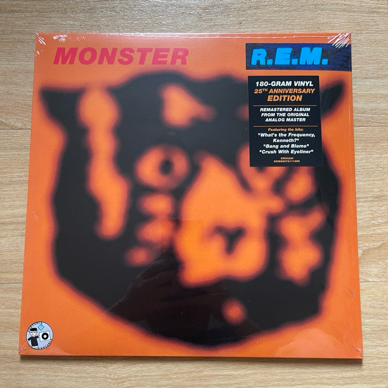 แผ่นเสียง R.E.M. - Monster ,Black Vinyl, LP, Album, Reissue, Remastered, 180g มือหนึ่ง ซีล