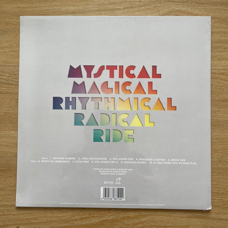 แผ่นเสียง Jason Mraz - Mystical Magical Rhythmical Radical Ride Vinyl, LP, Album มือหนึ่ง ซีล