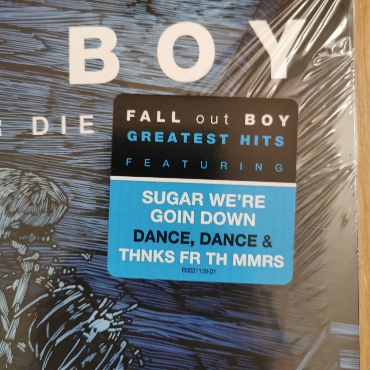 แผ่นเสียง The Fall Out Boy : Greatest hits believer nerver die 2lp (usa) แผ่นเสียงใหม่ซีล