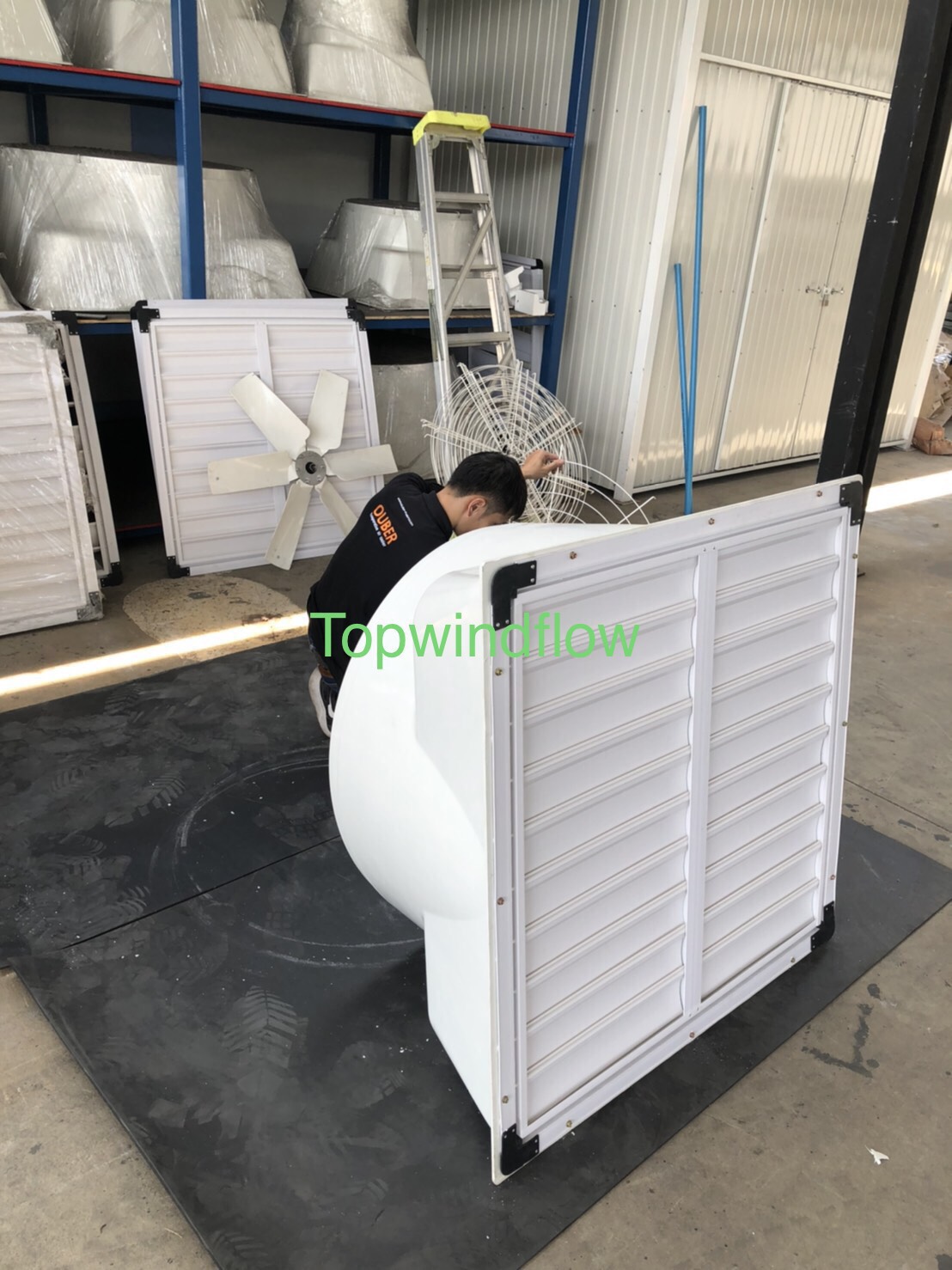 พัดลมฟาร์มไฟเบอร์กลาส ESC1060-Fiber (36 นิ้ว)