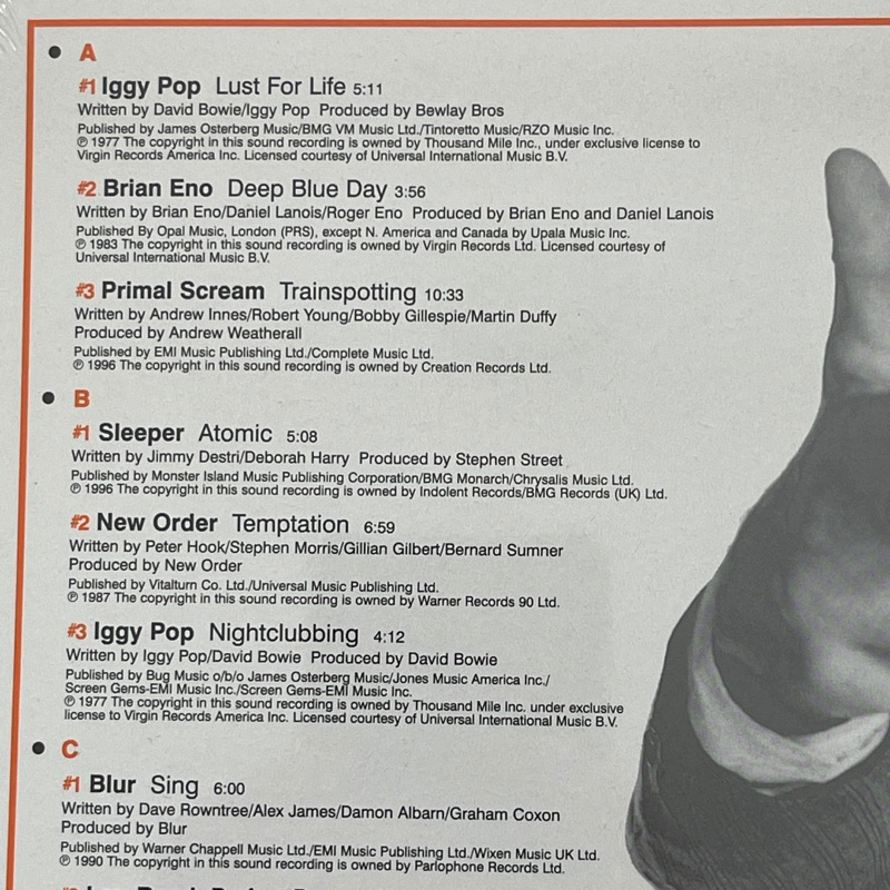 แผ่นเสียง Various – Trainspotting , 2 x Vinyl, LP, Compilation, Reissue, 20th Anniversary ,EU ,มือหนึ่ง ซีล