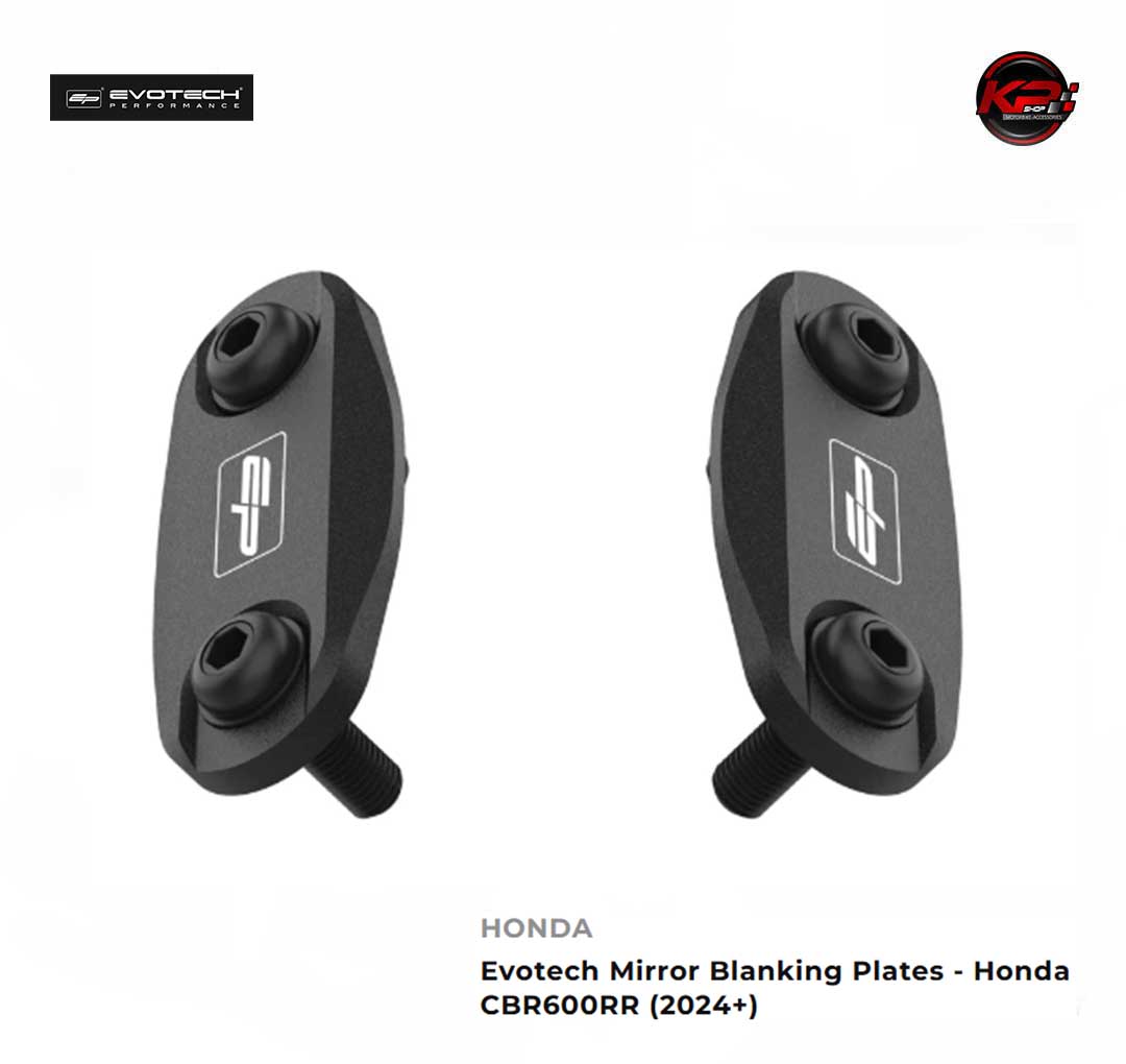 อุดกระจก Evotech Mirror Blanking Plates - Honda CBR650R (2024+)