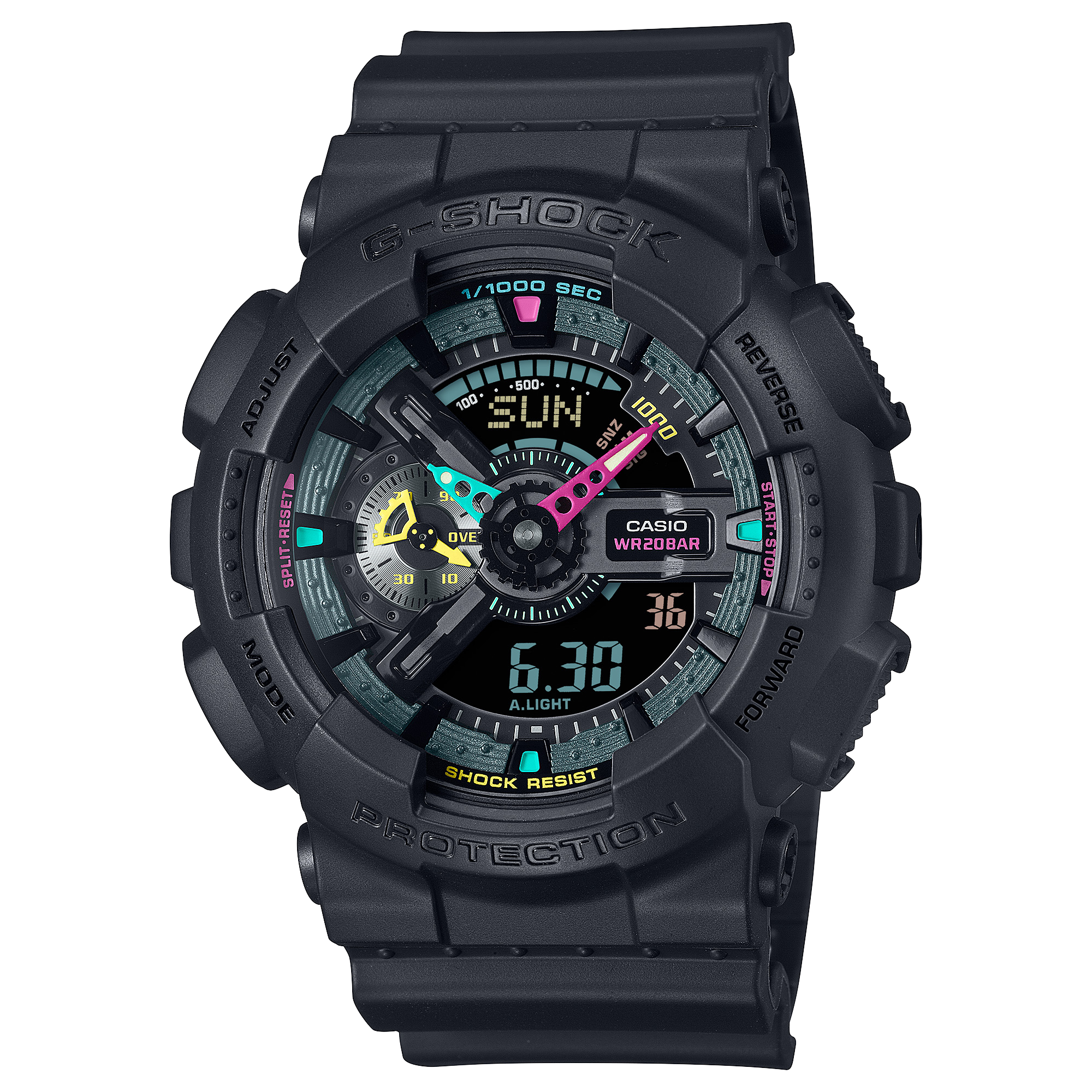 GA-110MF-1A | อะนาล็อก-ดิจิตอลมาตรฐาน | ซีรีส์ 110 | G-SHOCK | นาฬิกา | CASIO