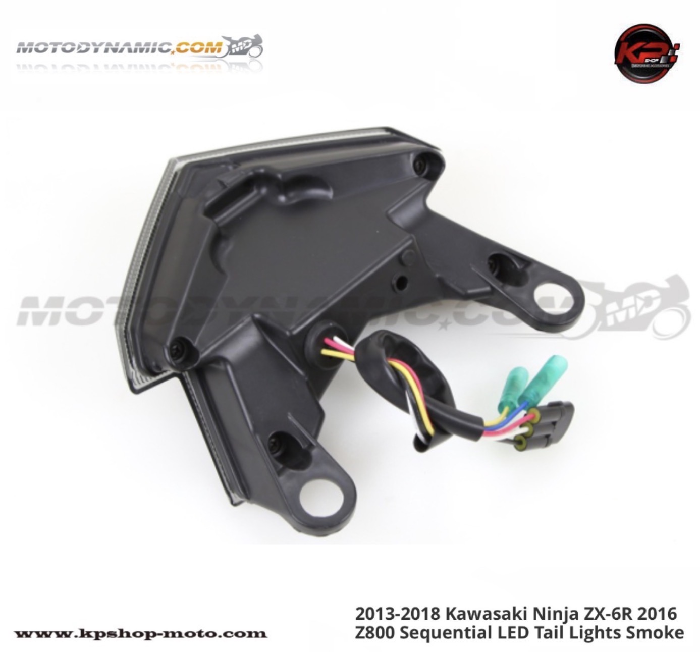 ไฟท้ายแต่ง 2013-2018 Kawasaki Ninja ZX-6R & 2016 Z800 Tail Light Smoke Lens