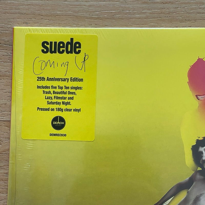 แผ่นเสียง Suede – Coming Up ,25 Anniversary Edition**Clear Vinyl, LP, Album, Reissue,EU มือหนึ่ง ซีล