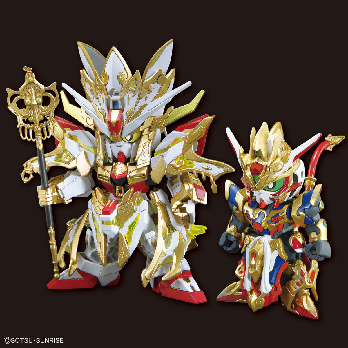 1065698 BANDAI SPIRITS SDW HEROES REVIVAL OF THE HEROES! WUKONG IMPULSE GUNDAM (CHILDHOOD Ver.) & SANZANG STRIKE FREEDOM GUNDAM SET