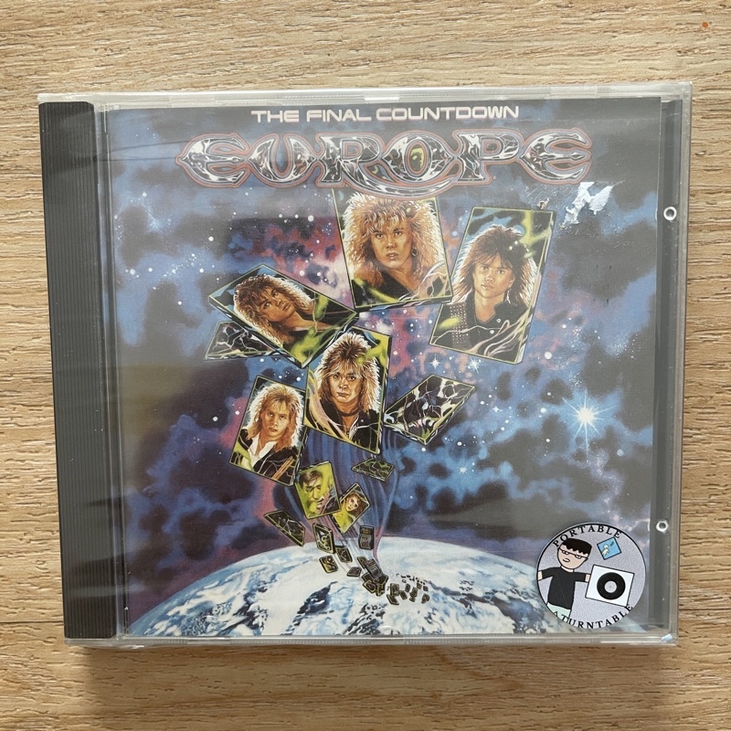 แผ่น CD เพลง Europe - The final countdown แผ่นแท้ มือสอง สภาพดี