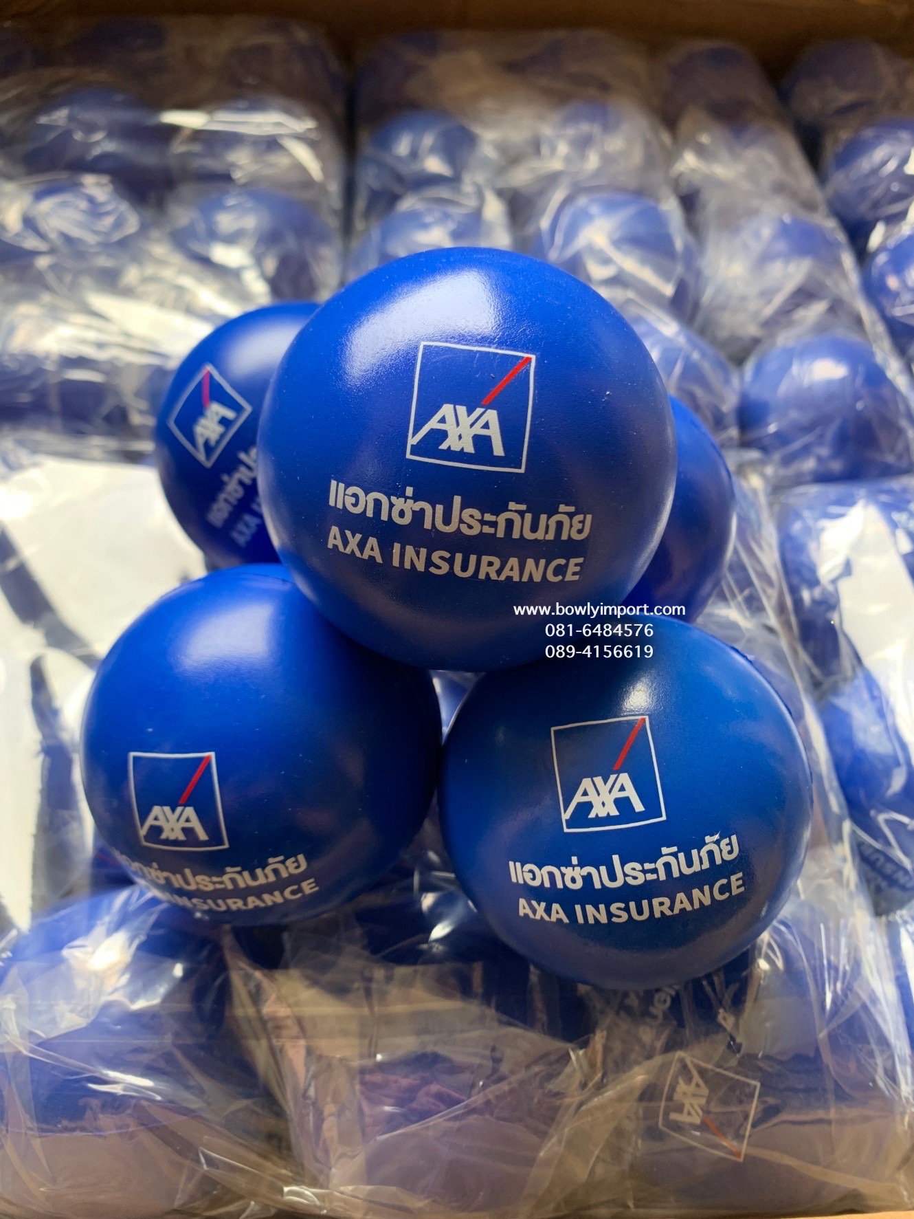 ผลิตลูกบอลบีบ บริหารมือ พร้อมโลโก้