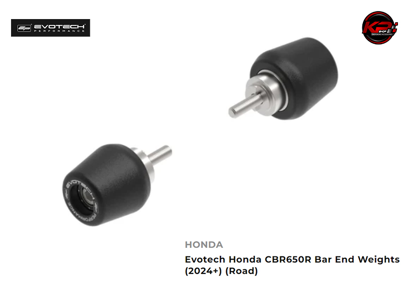 ตุ้มปลายแฮนด์ Evotech Honda CBR650R Bar End Weights (2024+) (Road)
