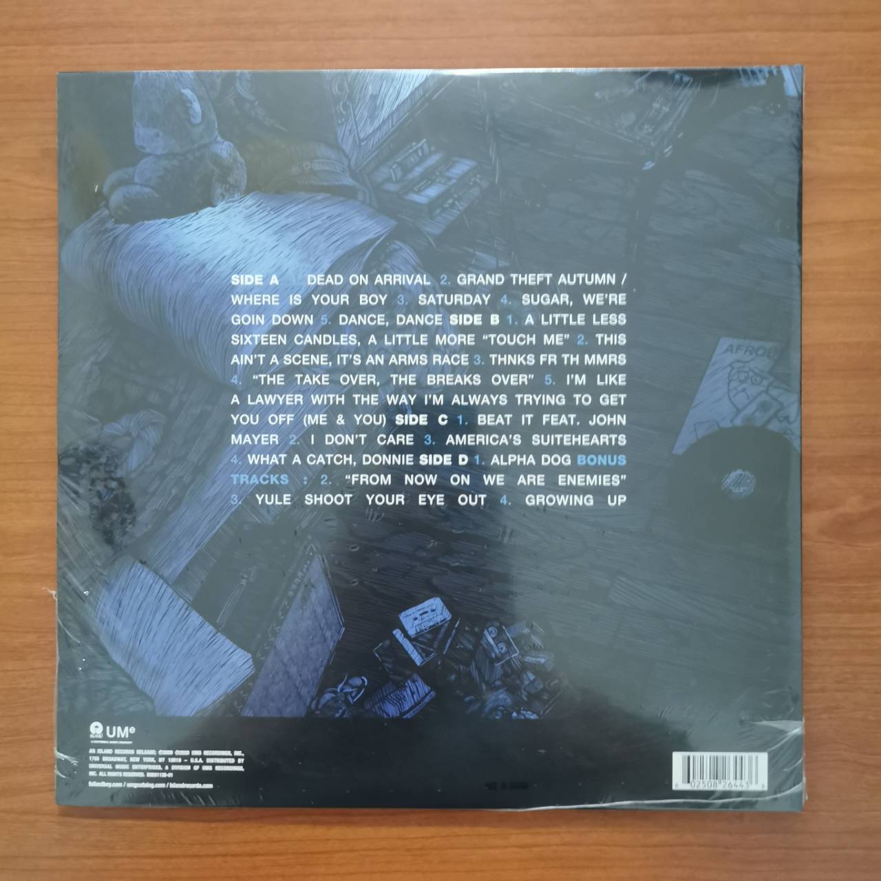 แผ่นเสียง The Fall Out Boy : Greatest hits believer nerver die 2lp (usa) แผ่นเสียงใหม่ซีล