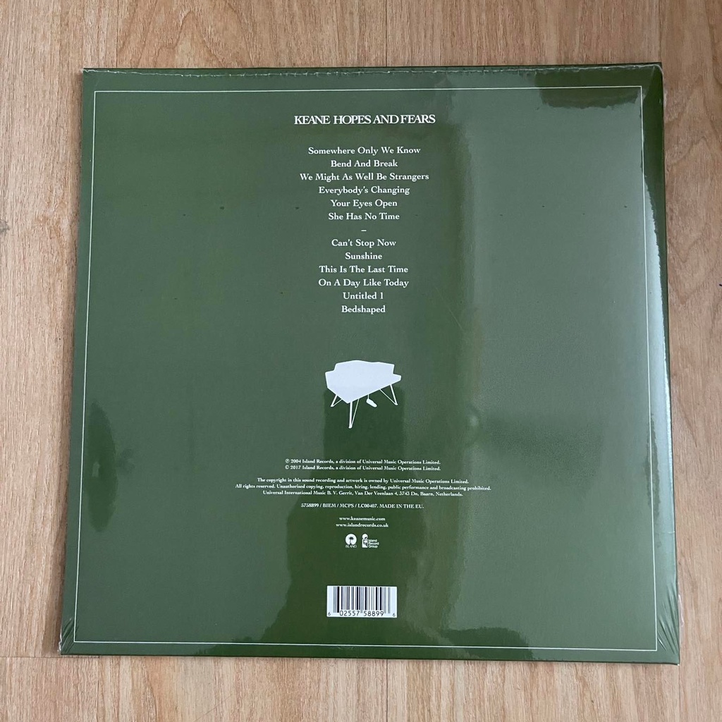 แผ่นเสียง Keane – Hopes And Fears ,Vinyl, LP, Album, Reissue, มือหนึ่ง ซีล