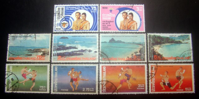 [s2508] แสตมป์ในหลวง ราชินี ชุดวันราชาภิเษกสมรส ครบ 25 ปี พ.ศ.2518 + แสตมป์ 2 ชุด ปี 2518 พิมพ์ฮอลแลนด์-ฟินแลนด์ ใช้แล้ว ราคาเบา น่าสะสมครับ