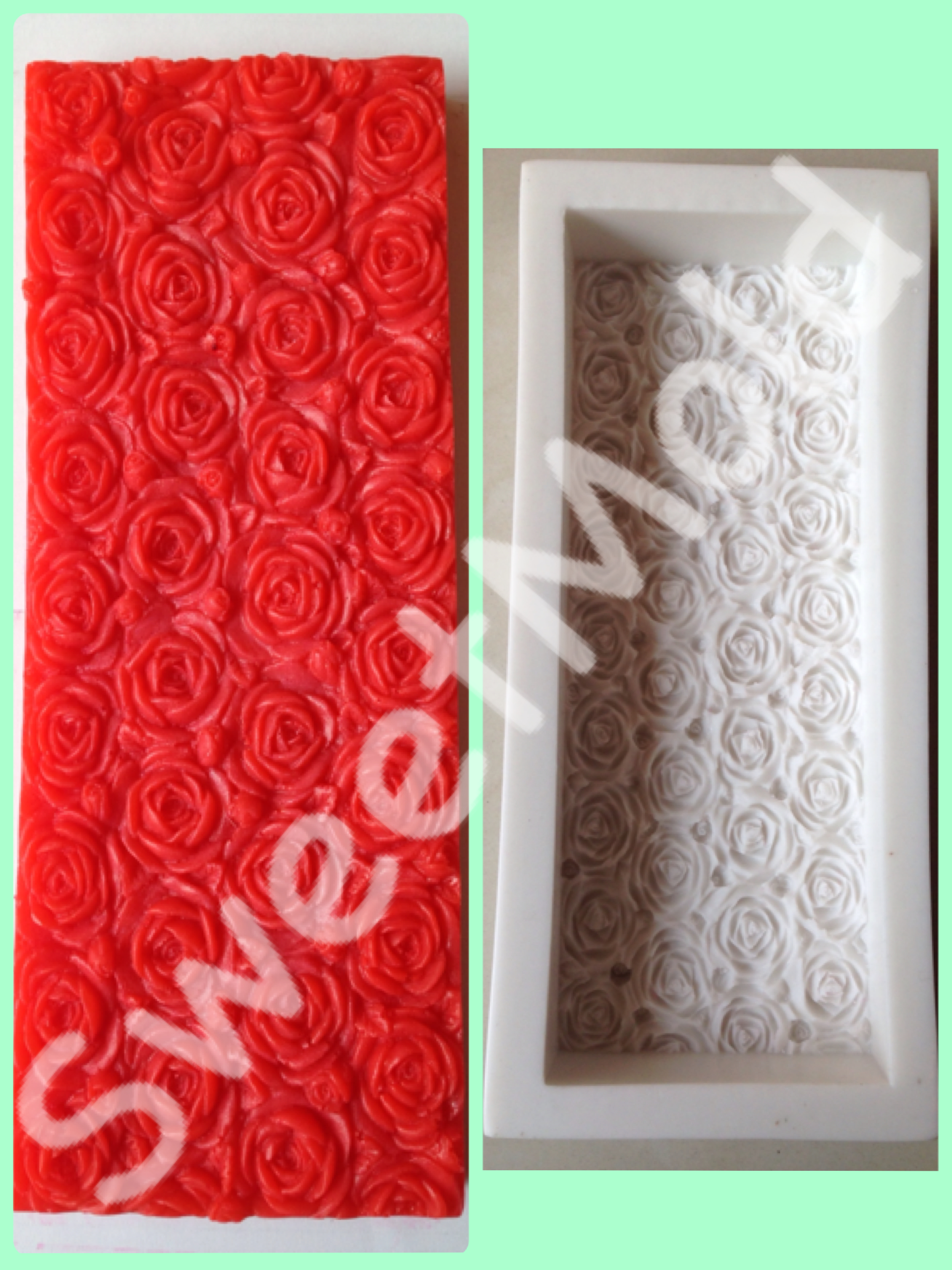 แม่พิมพ์ รูป กุหลาบ 1 ช่อง 1 kg - 00203