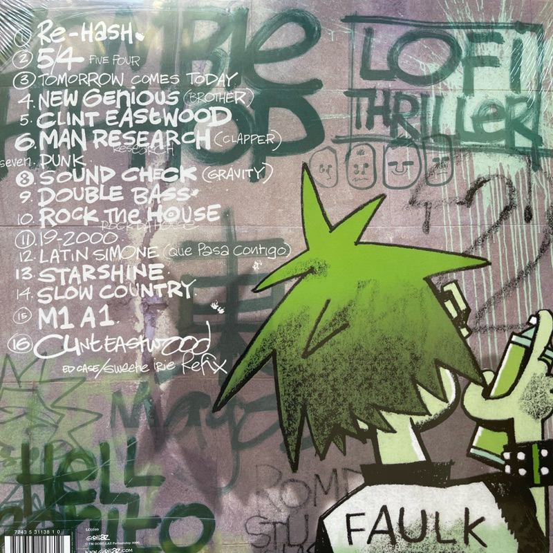 แผ่นเสียง Gorillaz – Gorillaz , 2 × Vinyl, LP, Album, Gatefold ,EU มือหนึ่ง ซีล