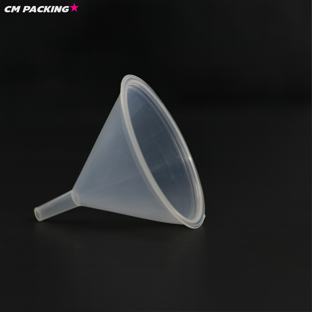 กรวยขนาดเล็ก สำหรับบรรจุของเหลว เนื้อพลาสติกใสอย่างดี