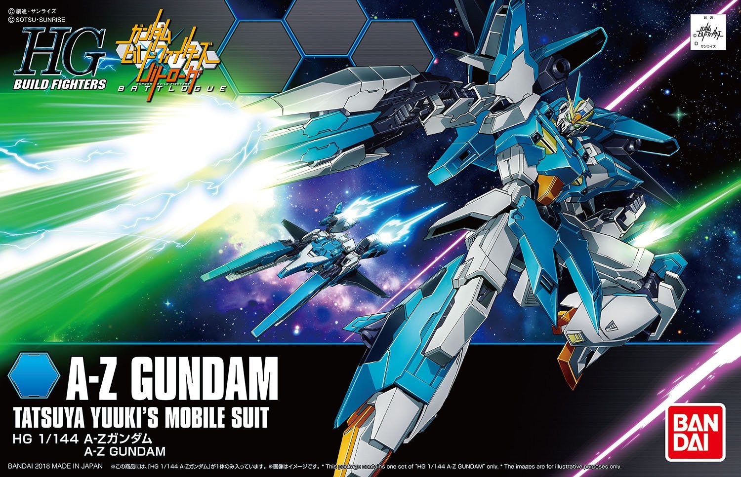 HGBF 1/144 A-Z Gundam
