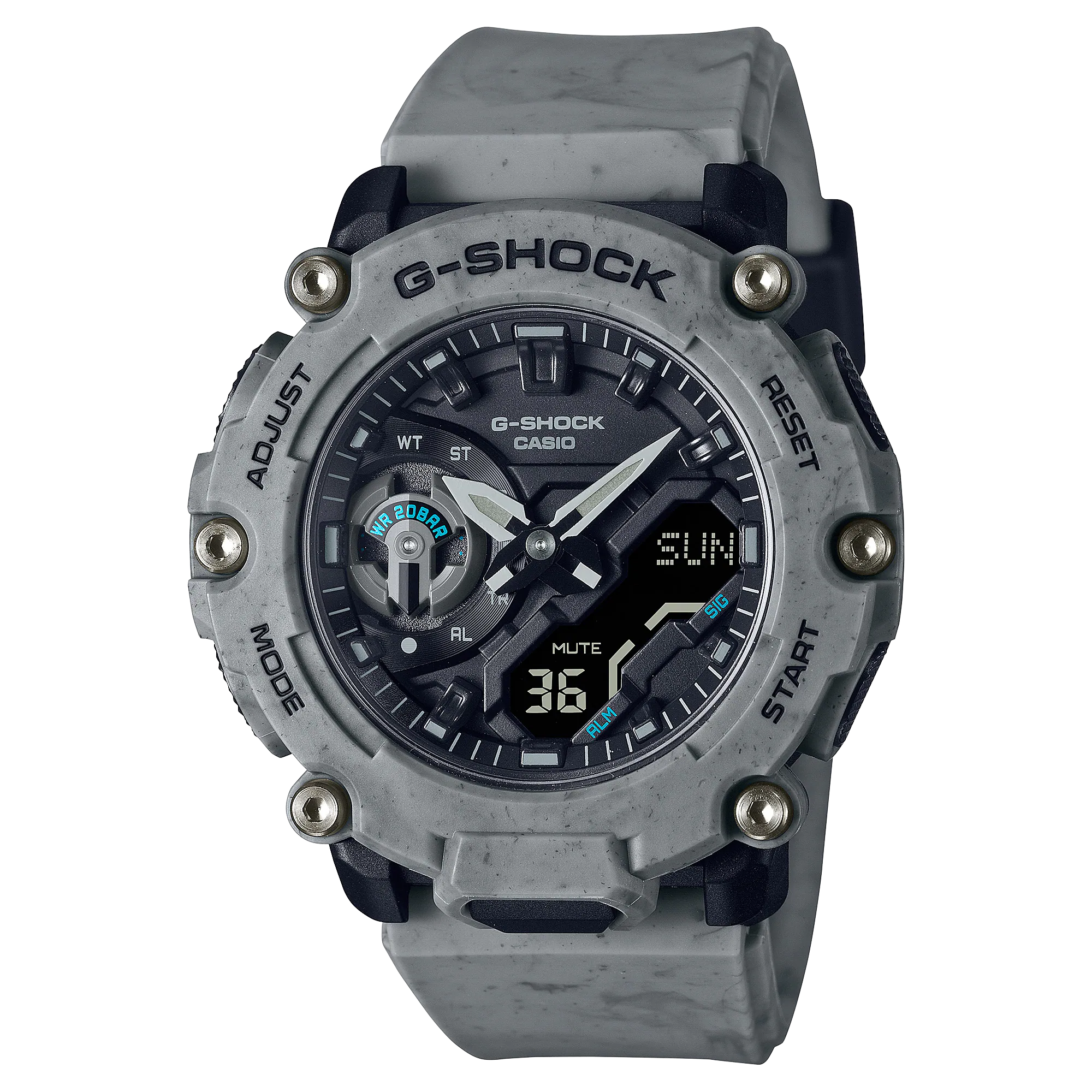 GA-2200SL-8A | อะนาล็อก-ดิจิตอลมาตรฐาน | G-SHOCK | นาฬิกา | CASIO