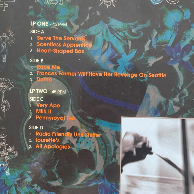 แผ่นเสียง Nirvana - In Utero (2013 Mix) 2 x Black Vinyl, 12", 45 RPM, Album, Reissue, Gatefold,มือหนึ่ง ซีล