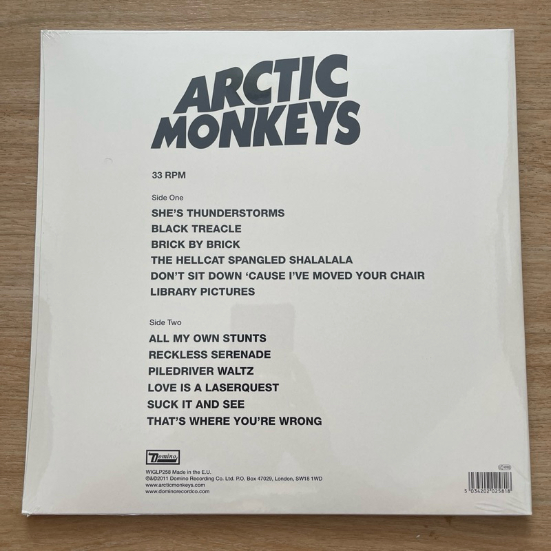 แผ่นเสียง Arctic Monkeys – Suck It And See ,Vinyl, LP, Album, Reissue EU มือหนึ่ง ซีล