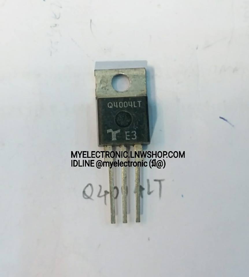 ขาย Q4004LT ไตรแอค TRIAC ตัวถังTO-220 Q4004 LT ยี่ห้อ TESCO ราคา ตัวล่ะ . . . . .. หน่วย บาท