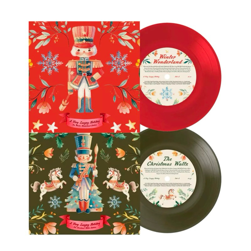 แผ่นเสียง Laufey - A Very Laufey Holiday: The Christmas Waltz Edition ,Vinyl, 7", 45 RPM, Green มือหนึ่ง ซีล