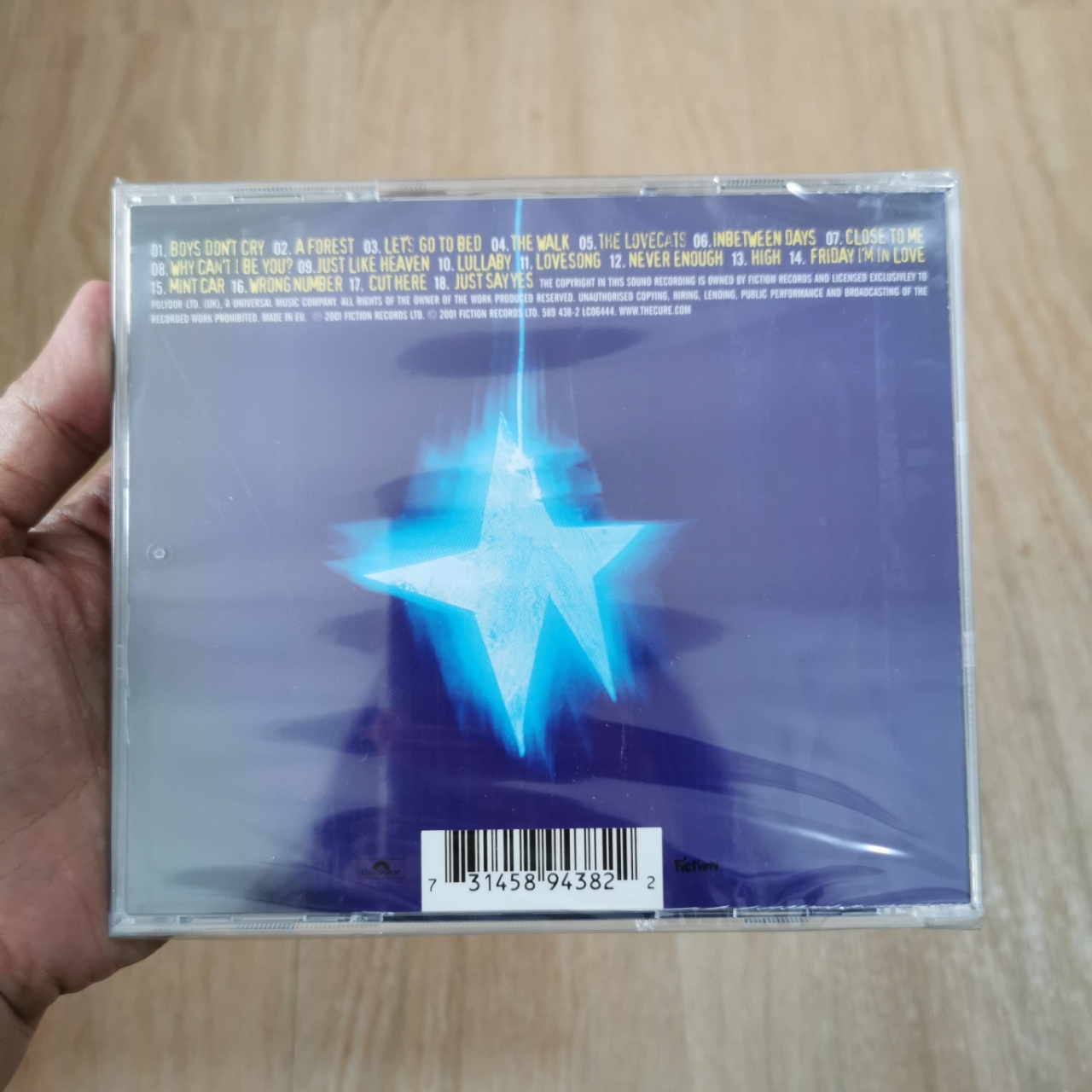 CD ซีดีเพลง แผ่นเพลง The Cure – Greatest Hits แผ่นแท้ ใหม่ ซีล