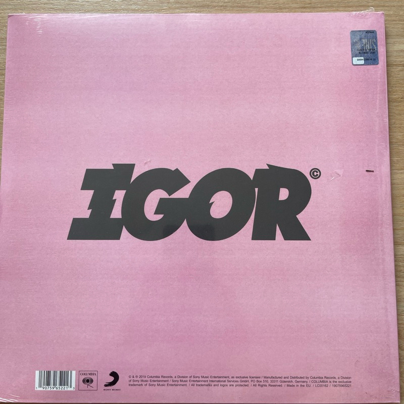 แผ่นเสียง Tyler, The Creator – Igor ,Vinyl, LP, Album,EU มือหนึ่ง ซีล