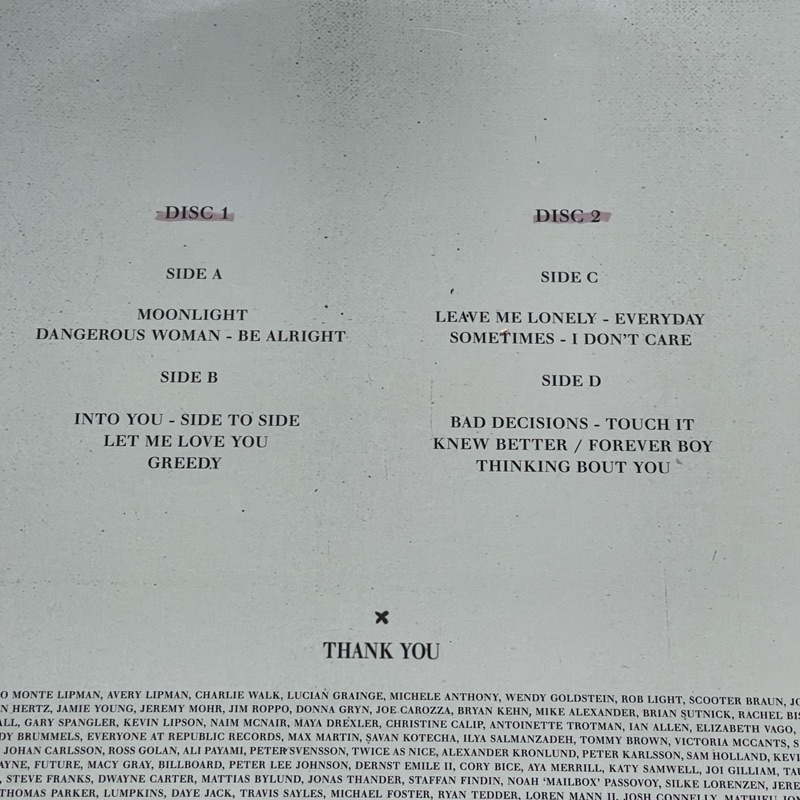 แผ่นเสียง Ariana Grande Dangerous Women , 2 x Vinyl ,LP, Album, Reissue , Canada มือหนึ่ง ซีล