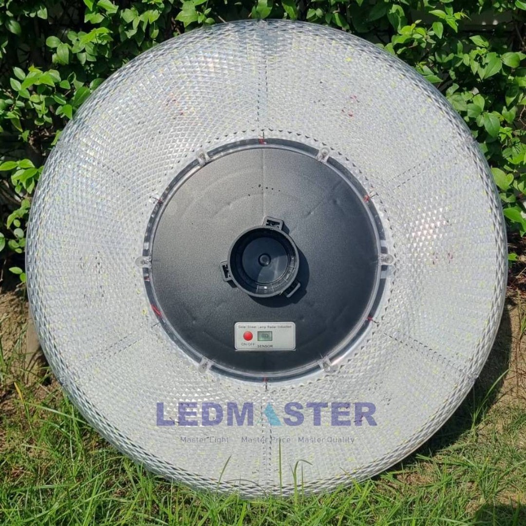 (เเบร์น JD) ไฟ UFO รุ่นโดนัท ไฟโซล่าเซลล์ JD ของเเท้ ขนาด 61 CM โคมทรงคริสตัล งานจริงสวยมาก ไฟสปอร์ตไลท์