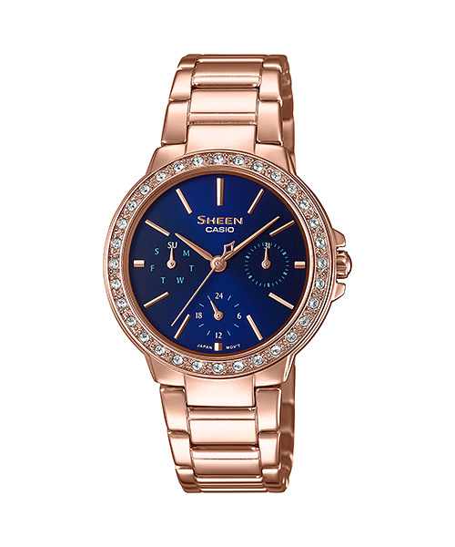 Casio Sheen 3-Hands Analog รุ่น SHE-3069PG-2A