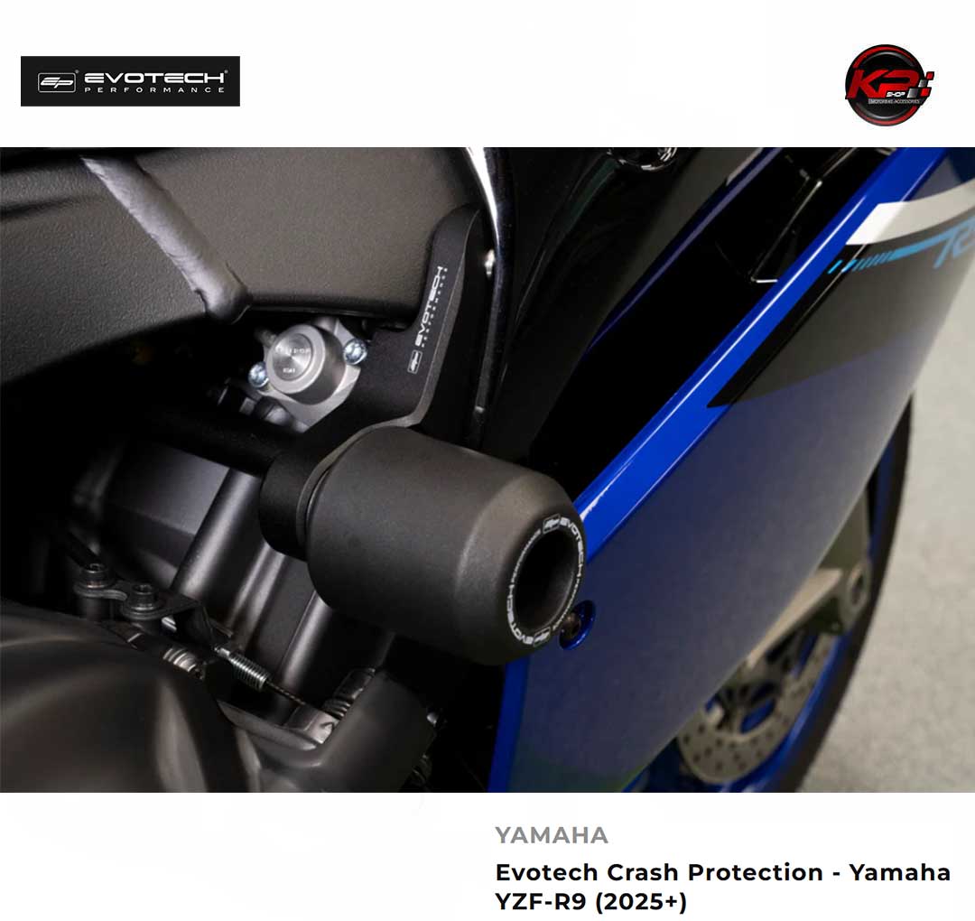 กันล้มกลาง Evotech Crash Protection - Yamaha YZF-R9 (2025+)