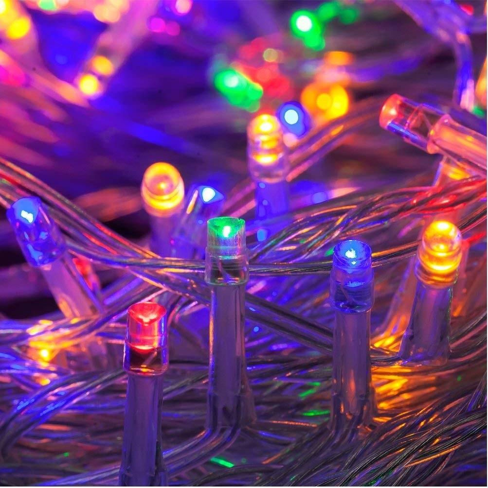 ไฟคริสต์มาส ความยาว 100 เมตร เเสงขาว / วอร์มไวท์ / สีรวม RGB /ฟ้า / เเดง / ชมพู เเสงนิ่ง (ไม่กระพริบ) ไฟประดับตกเเต่ง ไฟประดับสวน ไฟประดับต้นไม้ ไฟประดับ led ไฟประดับปีใหม่ ไฟปีใหม่ ไฟงานวัด ไฟเส้นตกเเต่ง