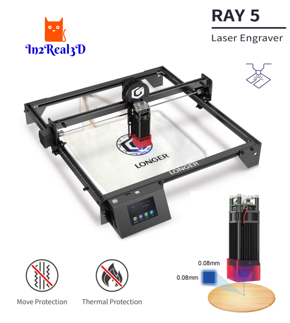 เครื่่องสลัก Laser Engraver : Longer Ray5 by In2Real3d