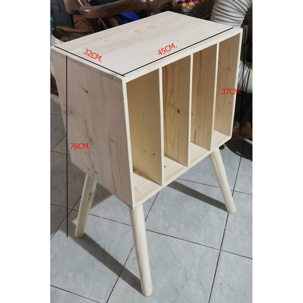 ชันไม้ ชั้นไม้เก็บแผ่นเสียง ชั้นวางแผ่นเสียง ชั้นไม้วางแผ่นเสียง