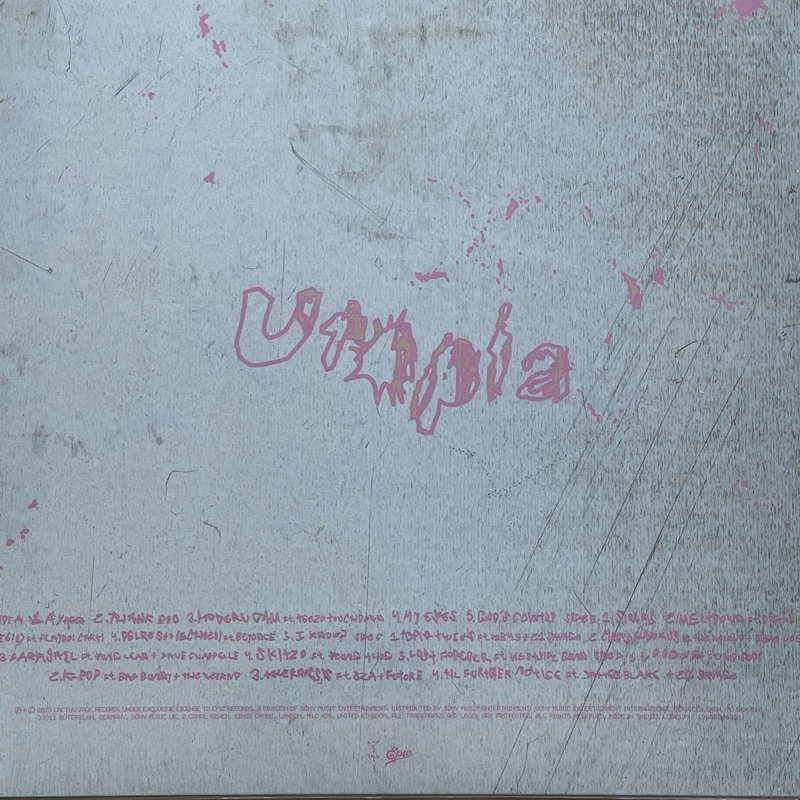 แผ่นเสียง Travis Scott - Utopia , 2 x Vinyl, LP, Album, Reissue มือหนึ่ง ซีล